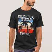 T-shirt Rockport Beach Texas (Devant)