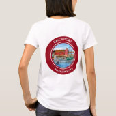 T-shirt Rockport Harbour Massachusetts Nouvelle-Angleterre (Dos)
