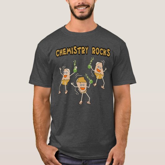 T-shirt Rocks de chimie (Devant)