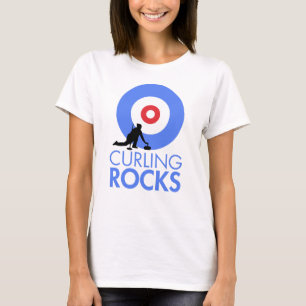 T-shirt Rocks de curling