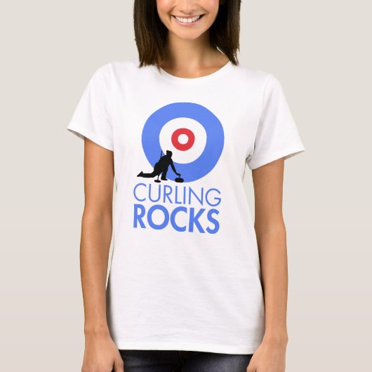 T-shirt Rocks de curling (Devant)