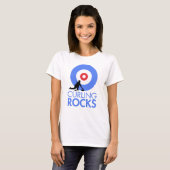 T-shirt Rocks de curling (Devant entier)