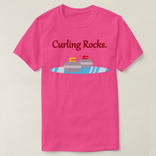 T-shirt Rocks de curling 3 (Design devant)