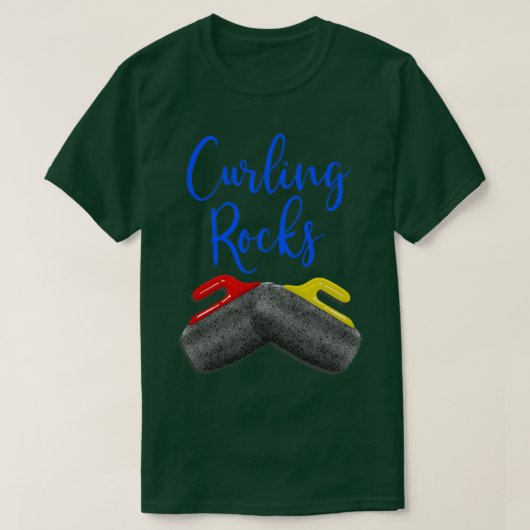 T-shirt Rocks de curling 5 (Design devant)