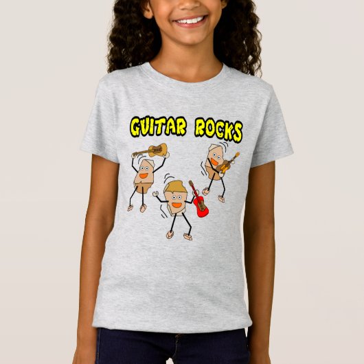 T-Shirt Rocks de guitare (Devant)