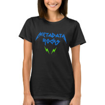 T-shirt Rocks de métadonnées