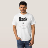 T-shirt Rocks et Roulez (Devant entier)