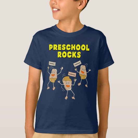 T-shirt Rocks pré-scolaires (Devant)