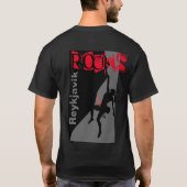 T-shirt Rocks Reykjavik (Dos)