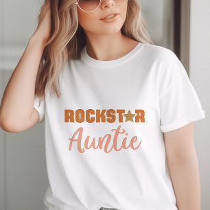T-shirt Rockstar Auntie