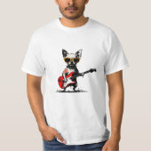 T-shirt Rockstar Chihuahua (Devant)