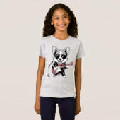 T-shirt Rockstar Corgi (Devant entier)