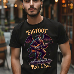T-shirt Rockstar mythique : Bigfoots Guitar Solo