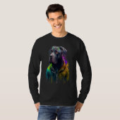 T-shirt Rockstar portrait italian mastiff Cane Corso (Devant entier)