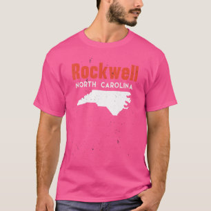 T-shirt Rockwell Caroline du Nord États-Unis Amérique Voya