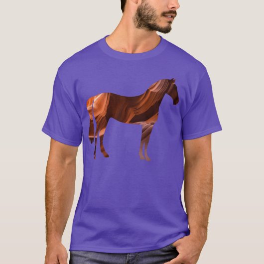 T-shirt Rocky Horse Grand Canyon rocks (Devant)