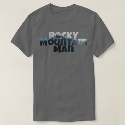 T-shirt Rocky Mountain Man (Design devant)