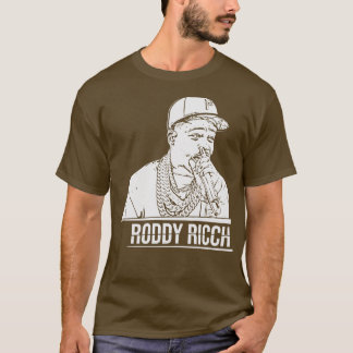 T-shirt Roddy ricch White retro