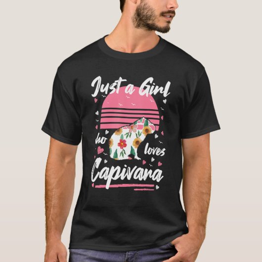 T-shirt Rodent Géant Capybara Pour Capivara 8 (Devant)