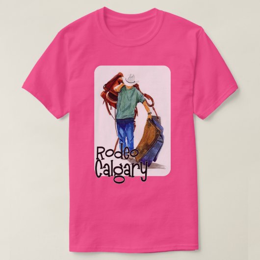 T-shirt Rodéo À Calgary (Design devant)