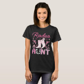 T-shirt Rodeo Aunt Nk Cowgirl Western Coquette Birthday Gi (Devant entier)