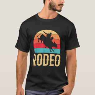 T-shirt Rodeo Bull Riding Pays Cowboy Western Vintage R