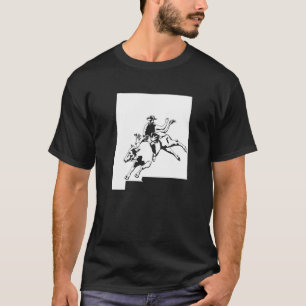 T-shirt Rodeo Cow Rider Bull Rider Cowboy Carte Nouveau-Me