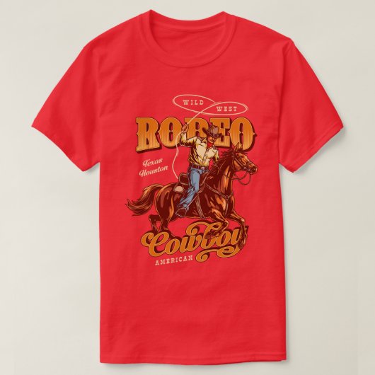 T-shirt Rodeo Cowboy (Design devant)