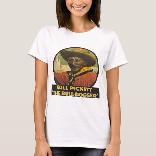 T-shirt Rodeo Cowboy Steer Lutte Bull Dogging Chemise (Devant)