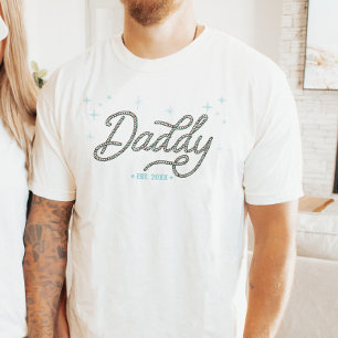 T-shirt Rodeo de Cowboy Occidental Papa Personnalisé