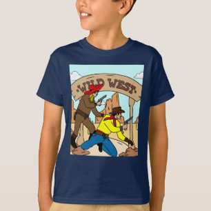 T-shirt Rodéo des Cowboys de Retro Wild West