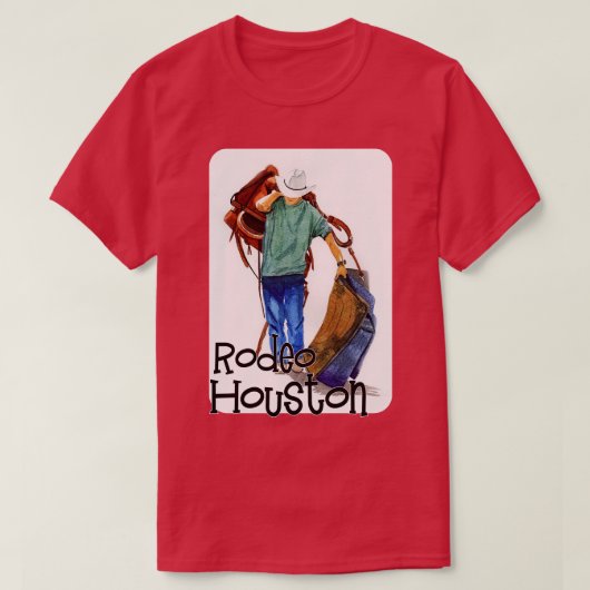T-shirt Rodeo Houston Cowboy (Design devant)