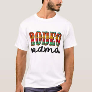 T-shirt Rodeo Mama Horse Lover Racing Fête des Mères Cadea