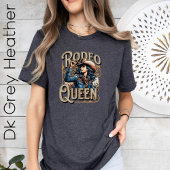T-shirt Rodéo Queen, Cadeau de fille, Boss de fille bleu
