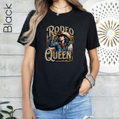 T-shirt Rodéo Queen, Cadeau de fille, Boss de fille bleu