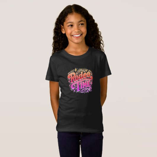 T-Shirt Rodeo Time Western (Devant entier)