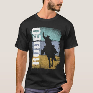 T-shirt Rodeo Vintage Retro Rodeo Rider