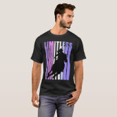 T-shirt Rodéo Weste de fille Casquette vaches violette san (Devant entier)