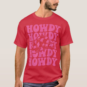 T-shirt Rodeo White Howdy Western Retro Cowboy Casquette S