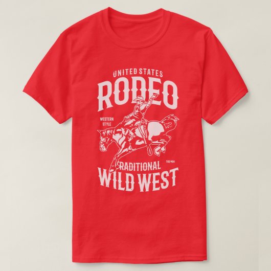 T-shirt Rodeo Wild West (Design devant)