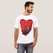 T-shirt Rôdeur - jour de Valentines drôle (Devant entier)