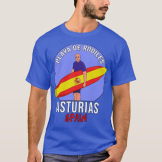 T-shirt Rodiles Beach Asturias Espagne