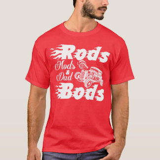 T-shirt Rods Mods Dad Bods Retro Classic Cars boy boy