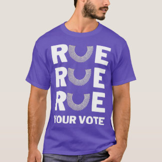 T-shirt Roe roe roe votre vote