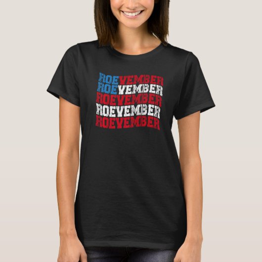 T-shirt Roevember American Flag Retro Remember November 8 (Devant)