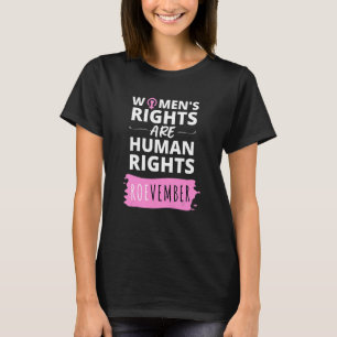T-shirt ROEvember Féministe Les Droits Des Femmes Sont D