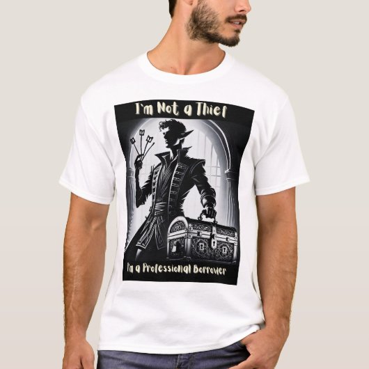 T-shirt Rogue Thief DnD (Devant)