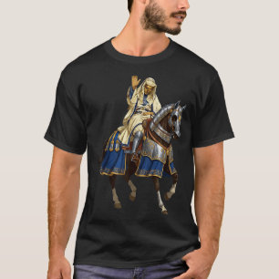 T-shirt Roi Baldwin Iv Masque Argenté Masque Doré Médiéval