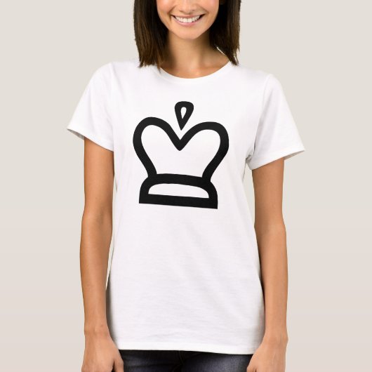 T-shirt Roi blanc (Devant)