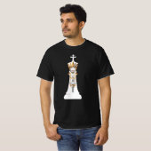 T-shirt roi blanc (Devant entier)